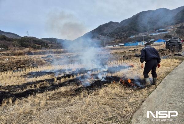 NSP통신-순천시는 봄철 산불의 주요 원인 중 하나인 쓰레기 및 영농 부산물 소각행위를 집중 단속 한다 (사진 = 순천시)