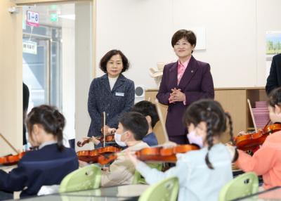 [NSP PHOTO]강은희 대구시교육감 늘봄학교 운영 지원 위한 현장 점검