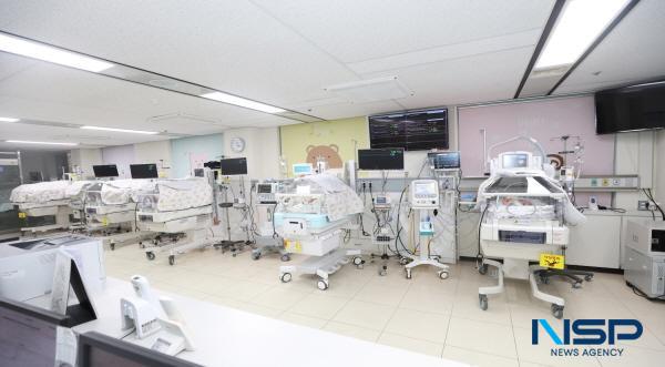 NSP통신-구미시가 지난해 3월 1일부터 운영 중인 차의과학대학교 부속 구미차병원 구미+ 신생아집중치료센터가 개소 1주년을 맞았다. (사진 = 구미시)