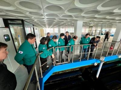 [NSP NEWS Image]수원시의회 도시미래위, 광교정수장·파장정수장 현장 점검