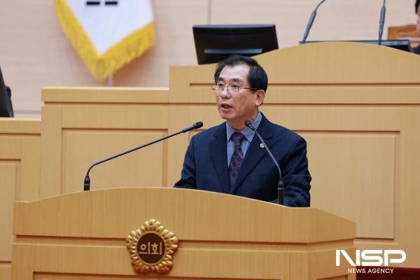 NSP통신-최병용 의원이 제388회 전라남도의회 임시회 본회의에서 여수국가산단 석유화학 산업위기 선제대응지역 지정 촉구 건의안을 대표 발의하며 정부의 신속한 위기 대응을 촉구했다. (사진 = 전남도의회)