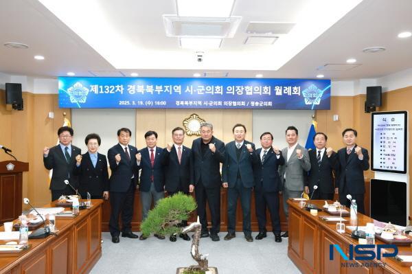 NSP통신-경북 북부지역 시군의회 간 소통과 협력을 강화하기 위한 경북북부지역 시군의회의장협의회 제132차 월례회가 지난 19일 청송군의회 특별위원회실에서 개최됐다. (사진 = 청송군의회)