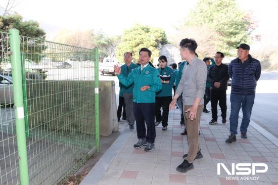 NSP통신-가야장례식장 인근 상습 침수구간 도로 정비 건의 현장 방문 (사진 = 광양시청)