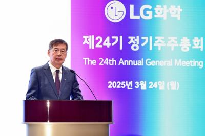 [NSP PHOTO]신학철 LG화학 부회장, 2024년은 도전적인 사업환경 지속된 한 해였다