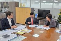 [NSP PHOTO]정기명 여수시장, 국비 확보 위해 기획재정부 방문