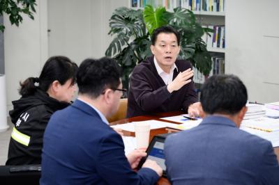 [NSP PHOTO]수원시 산불싱크홀 시민 피해 없도록 총력 대응