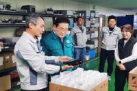 [NSP PHOTO]최기문 영천시장, 디에이치씨 기업체 현장 방문