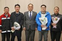 [NSP PHOTO]양양군, 산불 초동대처 유공자 4명에 표창 수여