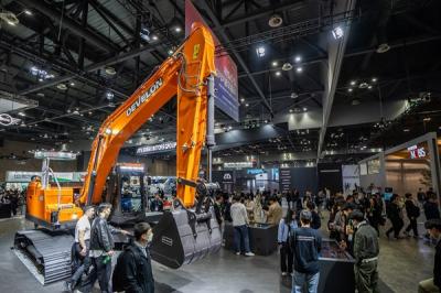 [NSP NEWS Image]서울모빌리티쇼 고양 킨텍스 HD현대 부스에 관람객 몰려