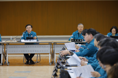 [NSP NEWS Image]‘탄핵 정국 종결’ 진교훈 강서구청장, 긴급 간부회의 소집...민생 경제 안정 위한 구정 운영 주문