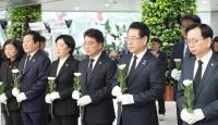 [NSP PHOTO]김영록 지사, 제주항공 참사 100일 추모...특별법·안전 강화 총력