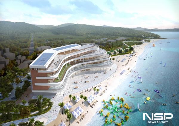 NSP통신-보성군, 율포해양복합센터 설계 변경...대한민국 해양레저 랜드마크로 도약_율포해양복합센터 조감도 (사진 = 고흥군)
