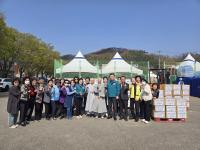 [NSP PHOTO]영덕군의회, 산불피해 이재민을 위한 구호물품 기탁