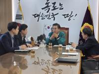 [NSP PHOTO]영주시, 박성만 경북도의장 만나 현안사업 지원 요청