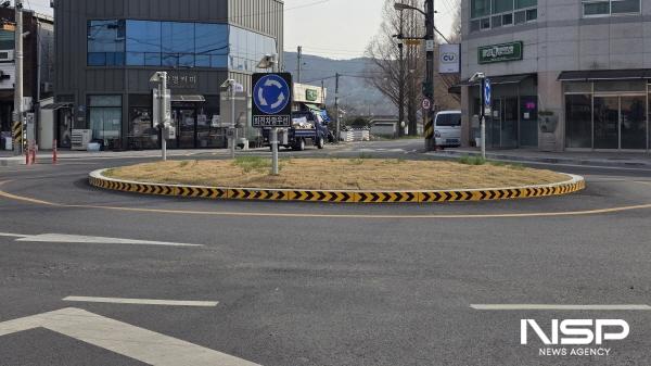 NSP통신-교통안전시설 확충 및 정비-회전교차로 설치(담양군) (사진 = 전남도)