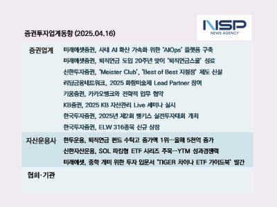 [NSP PHOTO][증권투자업계동향]디지털 전환부터 퇴직연금 공략까지…투자 시장 선점 나선 증권투자업계