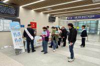[NSP PHOTO]포항시, KTX 동해선 이용객 대상 포항경주공항 활성화 홍보 펼쳐