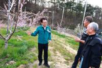 [NSP PHOTO]손병복 울진군수, 임업현장서 임업인과 소통강화 나서
