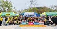 [NSP PHOTO]여수 한영대학교, 쌍봉천 지키기 동참