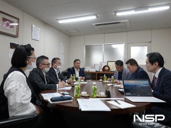 NSP통신-구충곤 광양경자청장 수기에 세이키 투자상담 (사진 = 광양만권경제자유구역청)