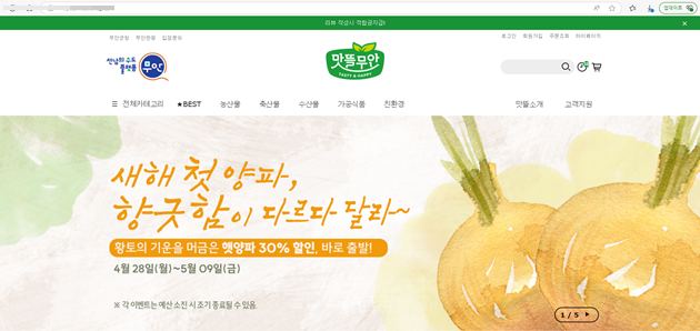 NSP통신-맛뜰무안몰 햇양파 기획전 홍보물 (이미지 = 무안군)