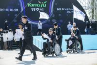 [NSP PHOTO]화성시의회, 제15회 경기도장애인체육대회 개회식 선수단 동행