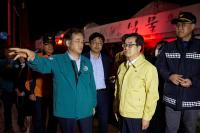 [NSP PHOTO]김동연 경기지사, 고양시 풍동 오수관 공사 매몰사고 현장 방문 철저한 사고 원인 규명 및 안전대책 주문