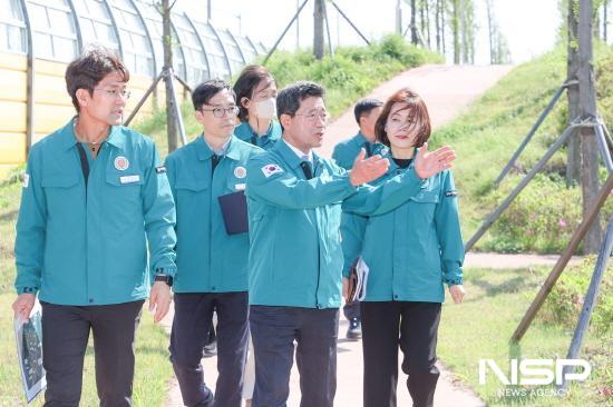 NSP통신-(시민운동길 보행로 연결사업 현장 방문 (사진 = 광양시청)
