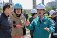 [NSP PHOTO]고양시, 풍동 하수관로 공사 매몰사고 현장 긴급 복구작업 완료