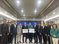 [NSP PHOTO]한국전기공사협회, 안동시 산불 피해복구 성금 기부