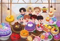 [NSP PHOTO]스마일게이트 메가포트, 그램퍼스와 BTS 쿠킹온 스토브 공동사업 진행