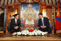 [NSP PHOTO]우원식 국회의장, 몽골 후렐수흐 대통령·아마르바야스갈랑 국회의장 연쇄 면담