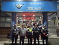 [NSP PHOTO]전남경찰, 일일이 기동순찰대 야간 합동 순찰 실시