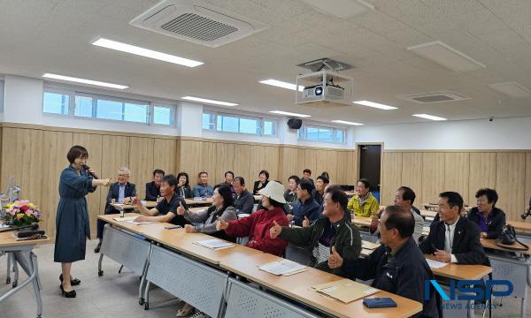 NSP통신-김천시는 30일 한국휴게음식업중앙회 김천시지부 회원 80여 명을 대상으로 제63회 경북도민체육대회 손님맞이를 위한 친절 교육을 진행했다. (사진 = 김천시)