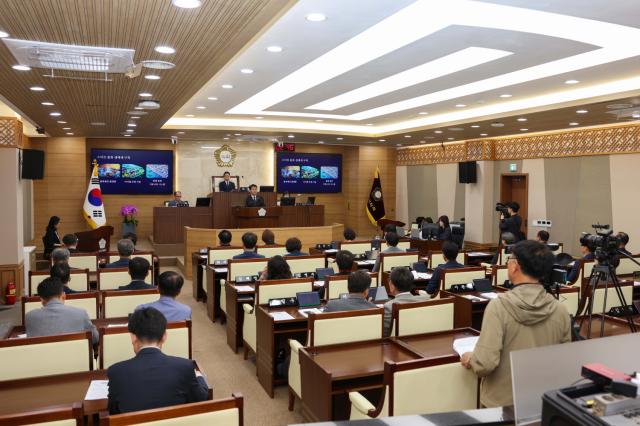 NSP통신-제255회 임시회 제2차 본회의 전경. (사진 = 평택시의회)