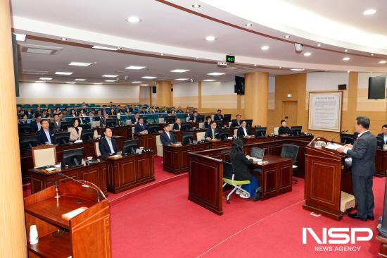 NSP통신-정인화 광양시장 2025년도 제2회 추가경정예산안 제안설명 (사진 = 광양시의회)