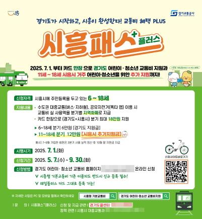 NSP통신-시흥패스+(플러스) 사업 홍보물. (사진 = 시흥시)