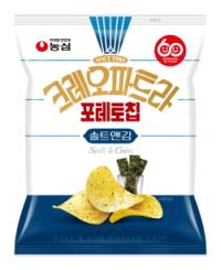 [NSP PHOTO]농심, 감자칩 스낵 크레오파트라 솔트앤김 선봬