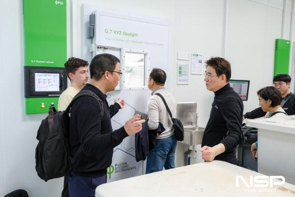 NSP통신-노관규 순천시장이 지난달 4일 와게닝겐 대학교를 방문하여 대학 관계자와 그린바이오 산업에 대해 논의하고 있다 (사진 = 순천시)