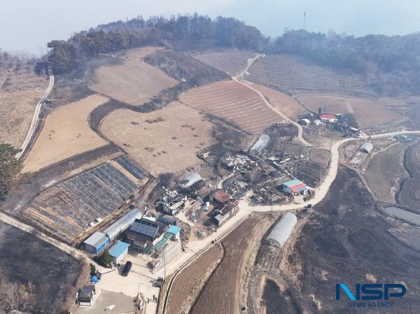 NSP통신-영양군은 지난 3월 발생한 대형 산불 피해에 대한 복구비 1148억 원을 확정했다고 밝혔다. (사진 = 영양군)