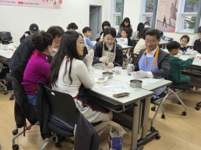 [NSP PHOTO]광양청년꿈터, 카네이션 화과자 만들기 원데이클래스 성황리 마무리