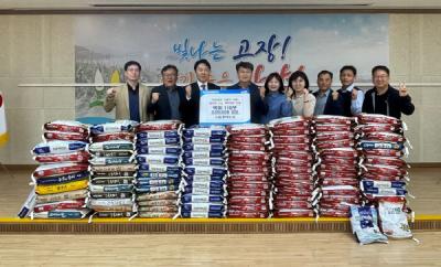 [NSP NEWS Image]HJ한주이엔씨 여수시 화양면에 백미 110포 기탁