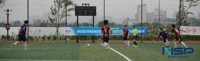 NSP통신-10일 오전 수원시 권선구에 위치한 황구지천생태수자원센터 축구장에서 열린 제45회 전국장애인체전 경기도 대표 선발전 모습. (사진 = 김종식 기자)