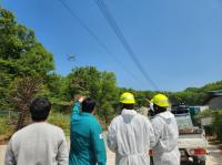 [NSP PHOTO]안성시, 아프리카돼지열병 차단 멧돼지 기피제 드론 살포