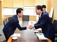 [NSP PHOTO]배낙호 김천시장, 송언석 국회의원과 인적네트워크 활용 정부예산 확보 잰걸음