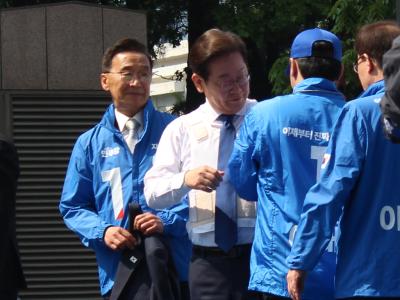 [NSP PHOTO]이재명, 국민 이기는 권력은 없다…광화문 출정식으로 본격 대선전 돌입