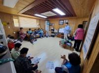 [NSP PHOTO]봉화군보건소, 경로당 감염병 예방 교실 운영