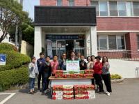 [NSP PHOTO]팜스터디연구회, 직접 키운 토마토로 이웃사랑 실천