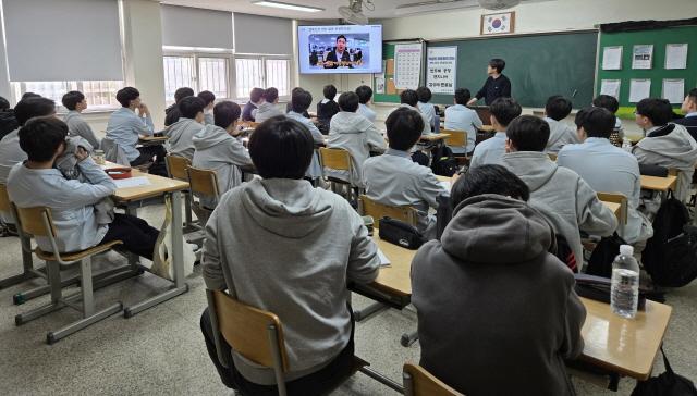 NSP통신-평택시 직업인 멘토와의 만남 프로그램 운영 모습. (사진 = 평택시)