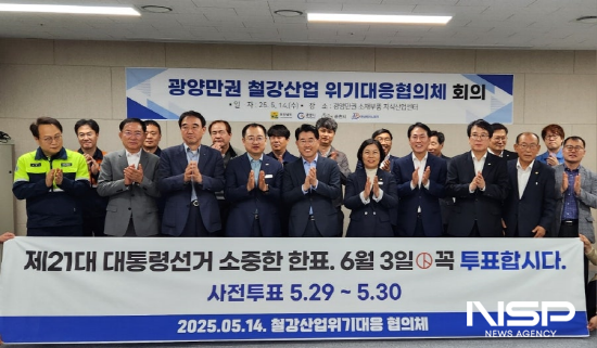 NSP통신-전남 철강산업 위기대응 협의체 참석자 기념 찰영 (사진 = 전남도의회)
